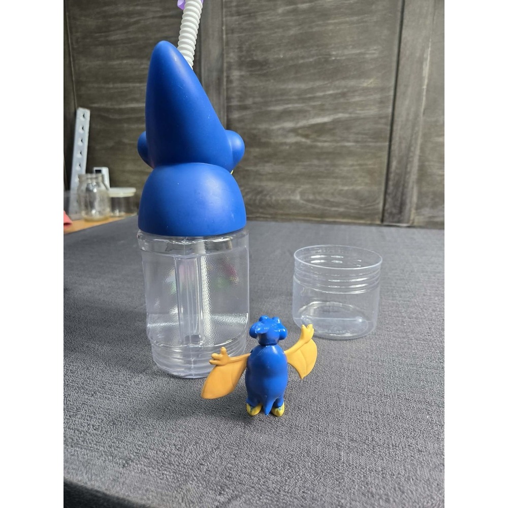 Rainforest Cafe T-Rex Pterodactyl Souvenir Cup Figure Straw Complete Set - Picture 2 of 6